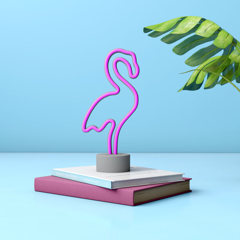 Hashtag Home LED Tabletop Neon Sign Wayfair